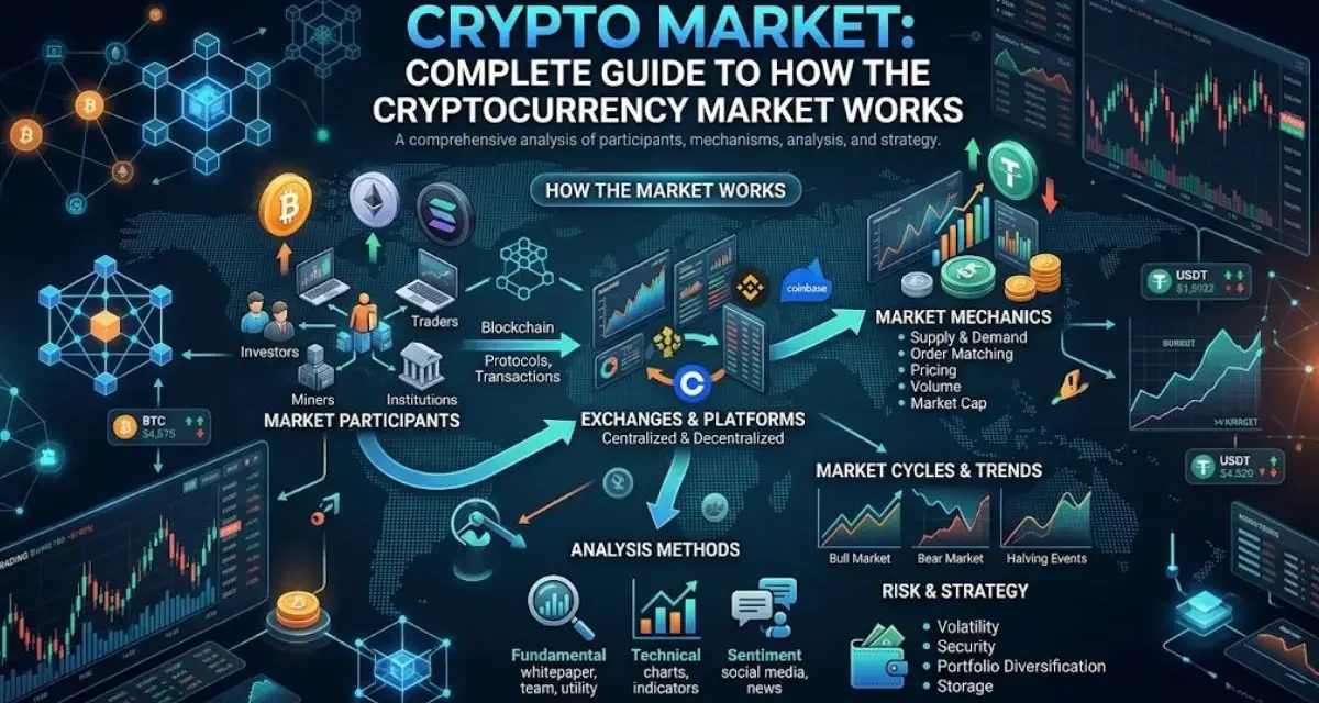 Crypto Market: Complete Guide to How the Cryptocurrency Market Works